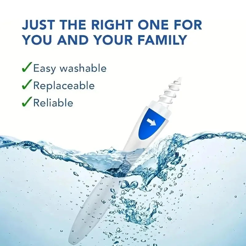 Nettoyeur de cérumen en spirale réutilisable